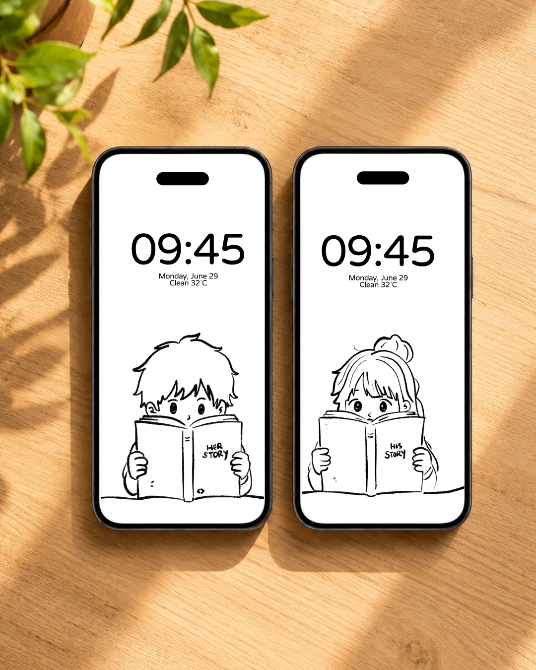Couple Phone Wallpaper Set