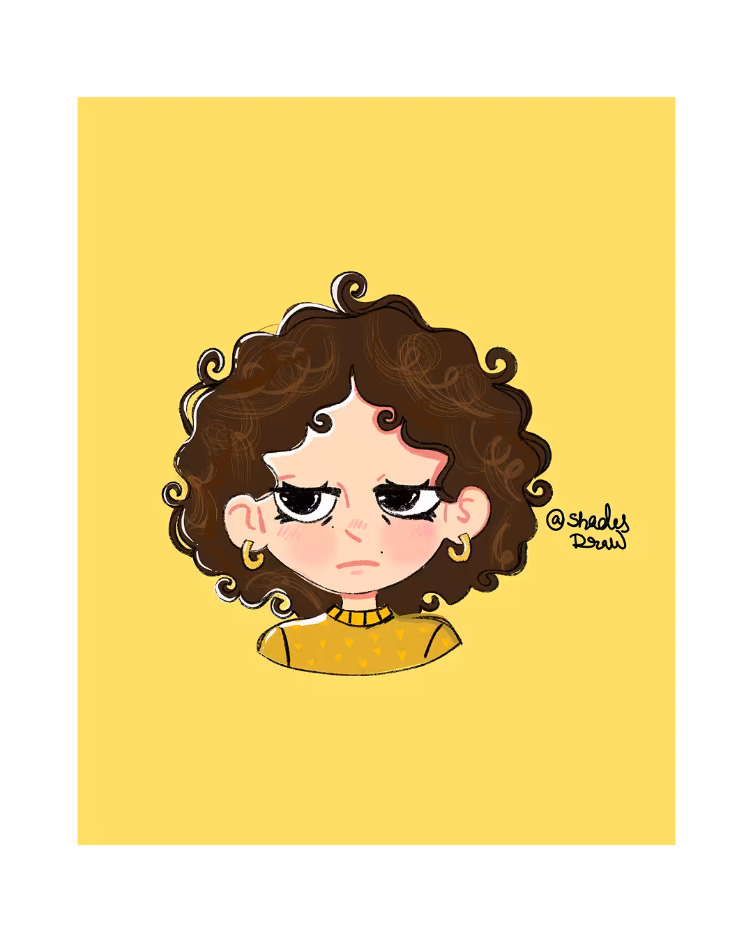 Custom Hand-Drawn Cartoon Portrait