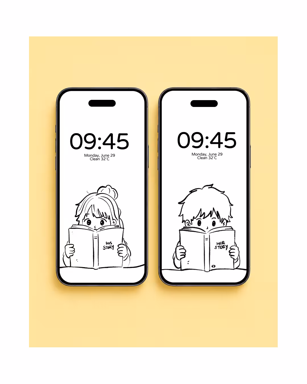 Couple Phone Wallpaper Set